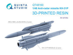 KH-31P Аnti-radar Missiles with Launchers, 2 pcs (for all kits)