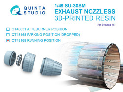 Su-30SM Exhaust Nozzles (Engines Running) (Zvezda)