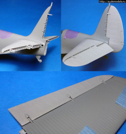 TBD-1 Devastator Corrected stabilizers and control surfaces (GWH)