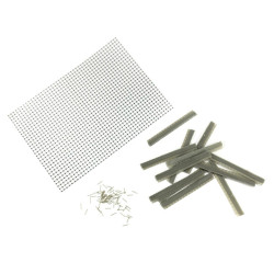 Anti-drone net with cell 80x80 for AFV with fastening elements