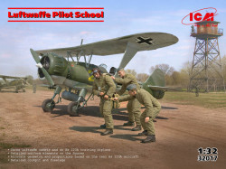 Luftwaffe Pilot School (Hs 123A (late) with crew)