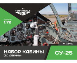 COCKPIT SET SU-25 3D decal