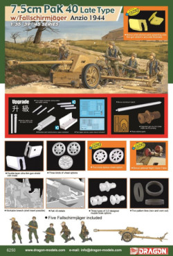 PAK 40 LATE TYPE WITH FALLSCHIRMJÄGER (ANZIO 1944)