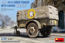 G-518 US 1t Cargo Trailer "Ben Hur" w/Canvas