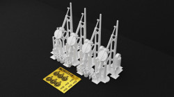 7.62 mm Degtyaryov DA Aircraft Machine Gun (4 pcs)