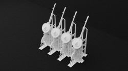 Vickers K Aircraft Machine Gun (4 pcs)