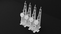 7.92 mm wz.37 Aircraft Machine Gun (4 pcs)