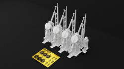 7.62 mm Degtyaryov DA Aircraft Machine Gun (4 pcs)