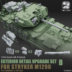 3D- Printed EXTERIOR DETAIL UPGRADE SET B for STRYKER M1296