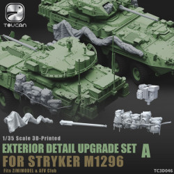3D-Printed EXTERIOR DETAIL UPGRADE SET A for STRYKER M1296