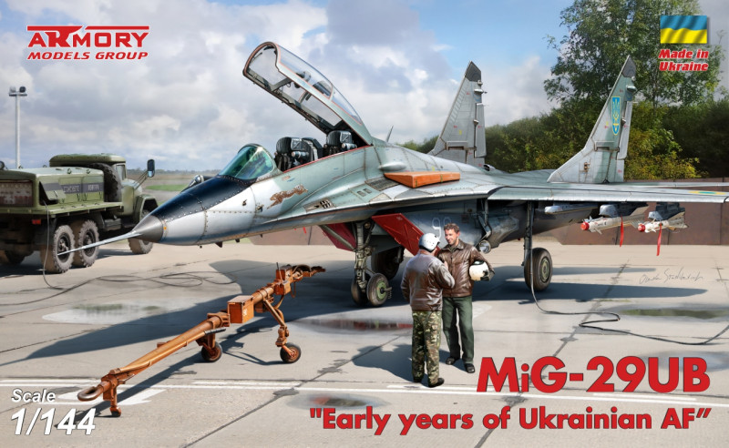 MiG-29UB series 9-51 twin seater "Early years of Ukrainian AF", set #3