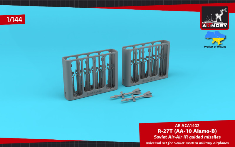 R-27T (AA-10 Alamo-B) Air-Air IR guided missiles (12pcs)