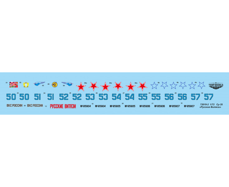 SU-35S "RUSSIAN KNIGHTS"