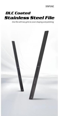 DSPIAE DLC Coated Stainless Steel File 400-800
