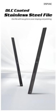 DSPIAE DLC Coated Stainless Steel File 600-1200