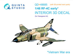 RF-4C Phantom II (early) 3D-Printed & coloured Interior on decal paper (Hasegawa) (with 3D-printed r
