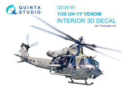 UH-1Y 3D-Printed & coloured Interior on decal paper (Trumpeter)