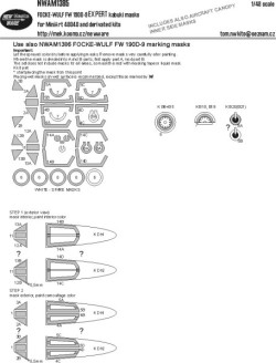 Focke-Wulf FW 190D-9 EXPERT kabuki masks