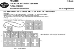 Focke-Wulf FW 190D-9 MARKING kabuki masks