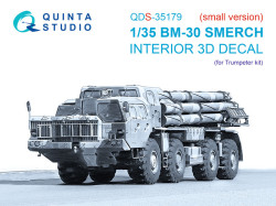 BM-30 Smerch 3D-Printed & coloured Interior on decal paper (Trumpeter) (Small version)