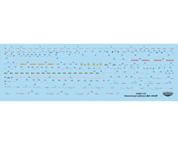 TECHNICAL INSCRIPTION DECAL FOR MiG-29SMT (9.19/19R)