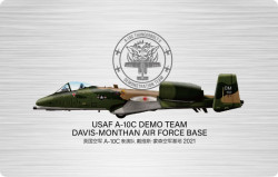 A-10C USAF Demo Team Davis-Monthan Air Force Base 2021