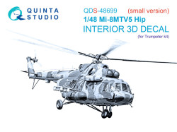 Mi-8MTV5 3D-Printed & coloured Interior on decal paper (Trumpeter) (Small version)
