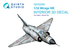 Dassault Mirage IIIE 3D-Printed & coloured Interior on decal paper (Italeri/Revell)