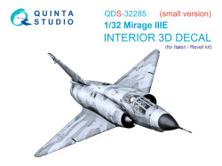 Dassault Mirage IIIE 3D-Printed & coloured Interior on decal paper (Italeri/Revell) (Small version)