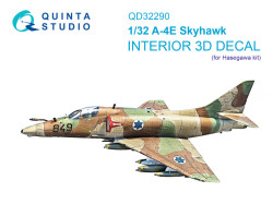 A-4E Skyhawk 3D-Printed & coloured Interior on decal paper (Hasegawa)