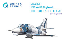A-4F Skyhawk 3D-Printed & coloured Interior on decal paper (Hasegawa)