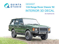 Range Rover Classic 92 3D-Printed & coloured Interior on decal paper (Aoshima)