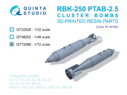 RBK-250 PTAB-2.5М Cluster Bombs, 2 pcs (for all kits)