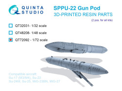 SPPU-22 Gun Pods, 2 pcs (for all kits)