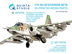 Su-25 Exterior Set Pt.1: muzzle attachments, armored headrest, external sensors, built-in ladder, pi