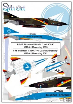 F-4F + RF-4E Phantom II 