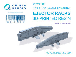 Su-25 late/Su-25SM BD3-25SM Ejector racks, 8 pcs (Zvezda)