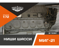 LANDING GEARS BAYS MIG-21 EDUARD