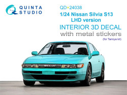 Nissan Silvia S13 LHD version 3D-Printed & coloured Interior on decal paper (Tamiya) (with metal sti