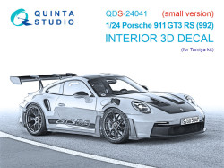 Porsche 911 GT3 RS (992) 3D-Printed & coloured Interior on decal paper (Tamiya) (small version)