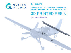 Su-31 Deflected Control Surfaces And Exterior Detail Set (Quinta Models)