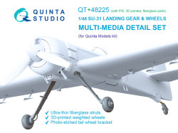 Su-31 Landing Gear & Wheels (Quinta Models)(With P/E and Fiberglass parts)