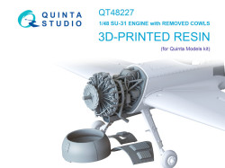Su-31 Engine With Removed Cowls (Quinta Models)