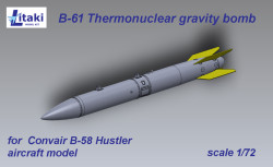 B-61 thermonuclear gravity bomb, B-58 Hustler, 4 pcs.