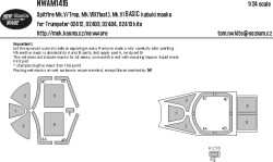 Spitfire Mk.V/Trop, Mk.VB(float), Mk.IV BASIC kabuki masks