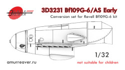 Bf109G-6/AS Early Conversion set for Revell Bf109G-6 kit