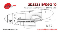 Bf109G-10 Conversion set for Revell Bf109G-6 kit