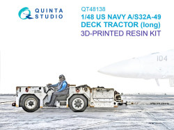 US NAVY AS32A-49 (long) Deck tractor (Full 3D printed resin kit)