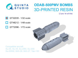 ODAB-500PMV Bombs, 2 pcs (for all kits)