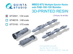 MBD2-67U Multiple ejector racks with FAB-100-120 Bombs, 2+8 pcs (for all kits)